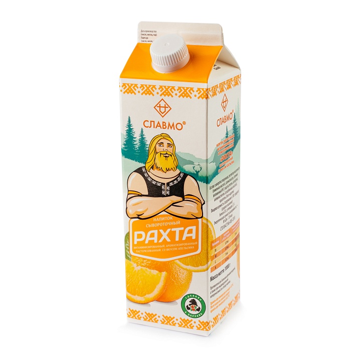 Напиток сывороточный "Рахта" со вкусом апельсина 1000г