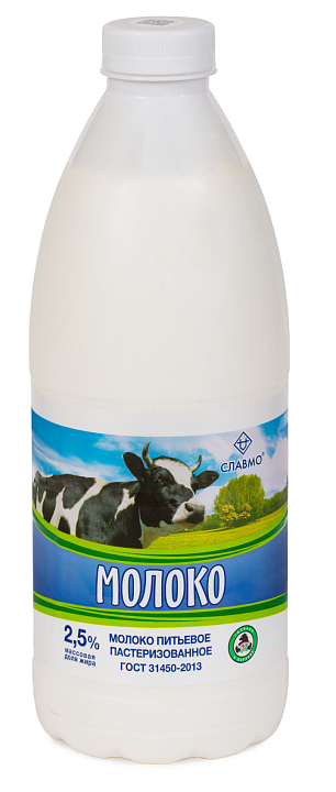 Молоко питьевое пастеризованное 2,5% 1400г ПЭТ